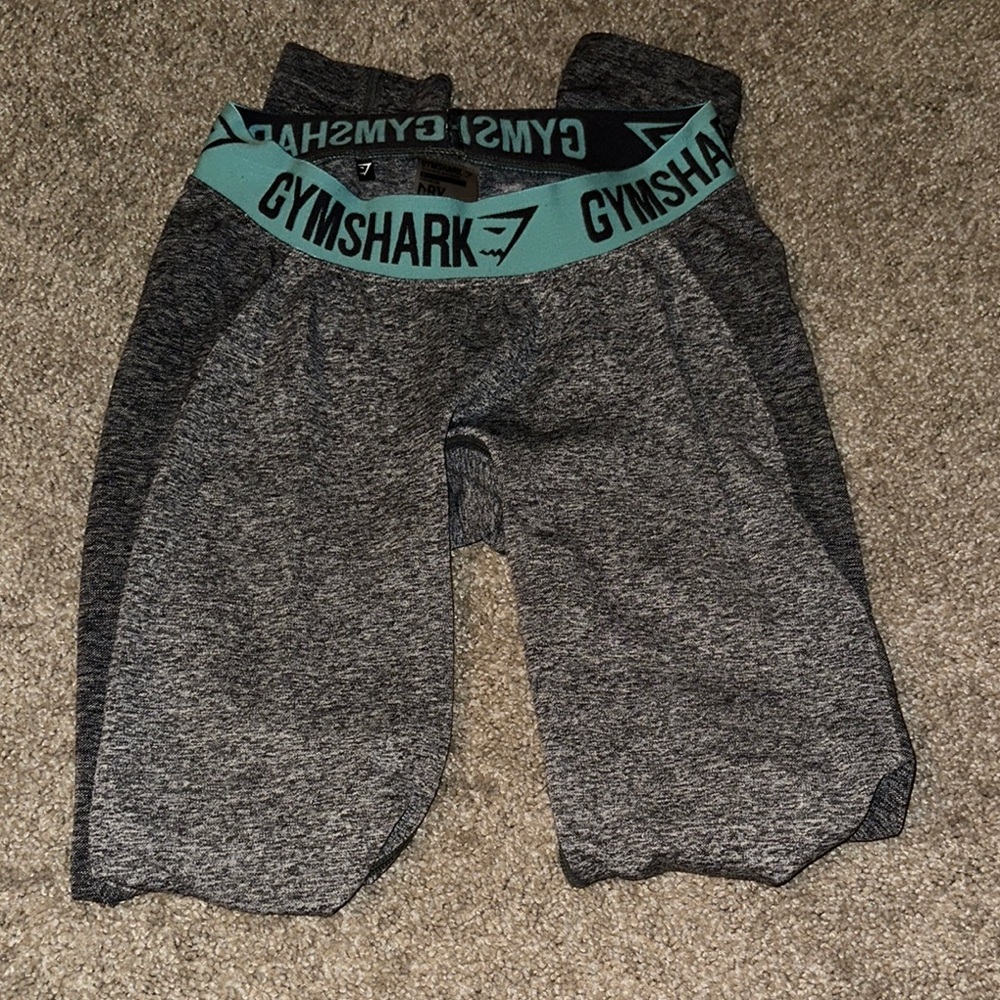 Gymshark Gray and Teal Leggings